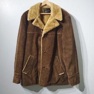 Vintage 70's Corduroy Trucker Coat Jacket